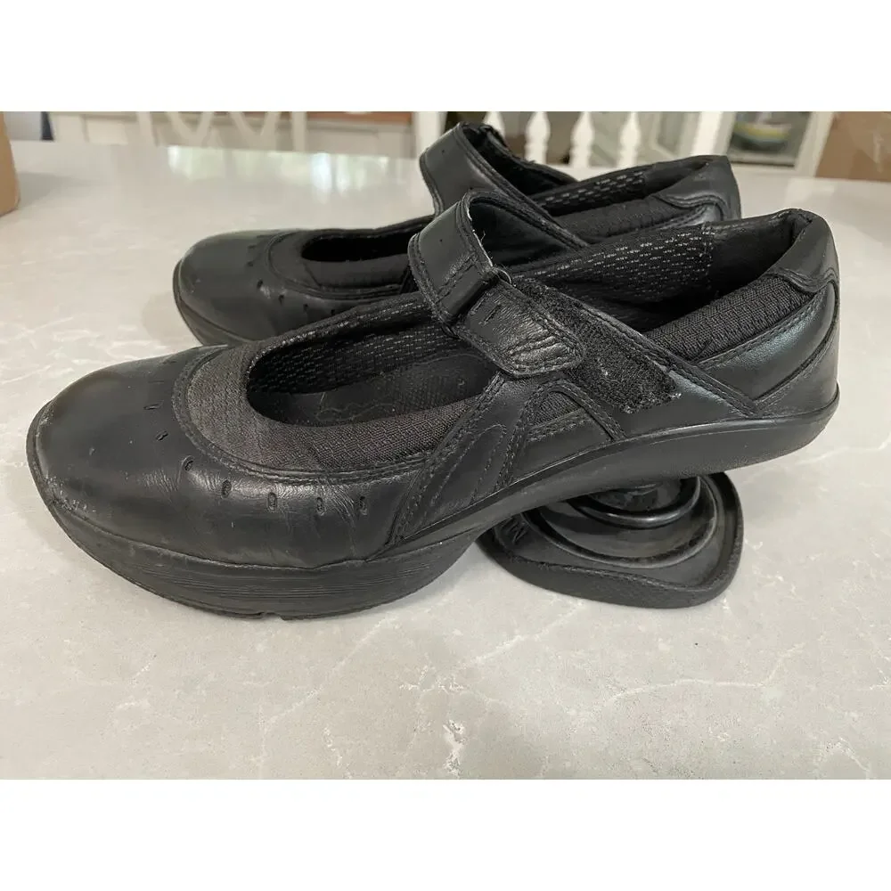 Z-CoiL Sofia Black Leather Mary Jane Orthopedic Shoes Women’s 8 / EU 39